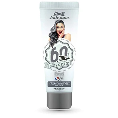 Image de Hairgum Sixty&#039;s Coloration semi permanente 60 ml Steel