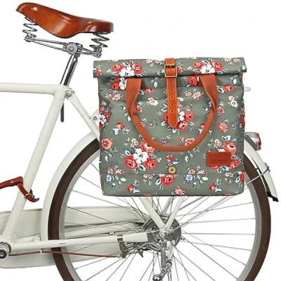 Afbeelding van Tourbn Tourbon Fietstas van waterdicht zeildoek voor dames