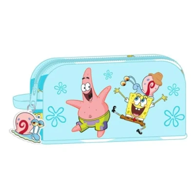 Afbeelding van Thermische Snacktas Spongebob Stay positive Blauw Wit (21.5 x 12 6.5 cm)