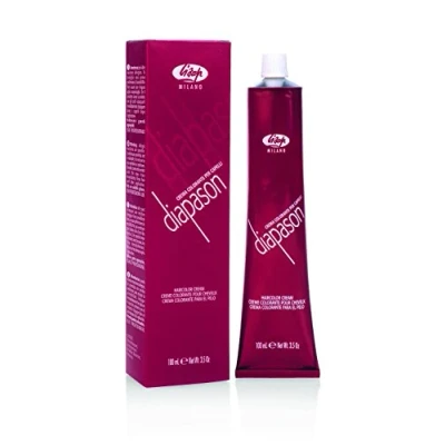 Afbeelding van Lisap Diapason Professionale Haarkleuring Creme Permanent 100ml 08/63 Light Golden Copper Blonde / Hellblond Kupfergold