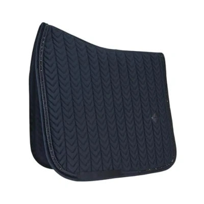 Image de Kentucky Tapis de Selle velours Pearls Dressage Noir