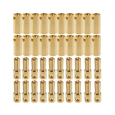 Afbeelding van FLY RC 20 Paar Verguld 5.0 mm 5 Banaan Plug Mannelijke Bal Vrouwelijke Connector Adapter voor ESC Lipo Motor