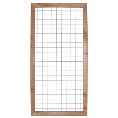 Afbeelding van Gaaselement met douglas houten rand 180x90cm