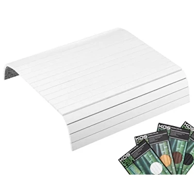 Afbeelding van Bamboe armleuningtafel, antislip en flexibele armleuningbescherming, duurzame banktablet, elegant design, bankarmleuningblad voor dranken