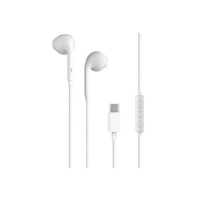 Image de BIGBEN Connected Écouteurs avec micro embout auriculaire filaire USB C blanc