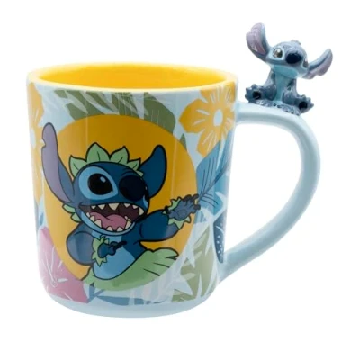Afbeelding van Lilo &amp; Stitch Hawaiian 3D Mok Kop meerkleurig Keramiek