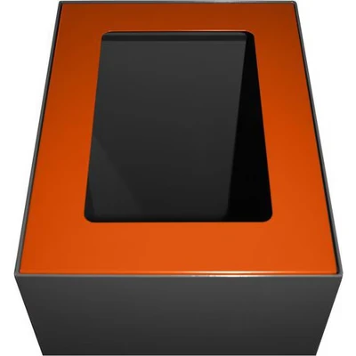 Afbeelding van V part Top Voor Modulaire Afvalbak 60 L, Oranje Deksel