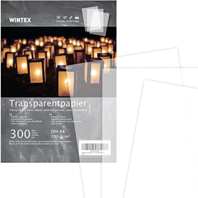 Afbeelding van Wintex A4 Transparant Tracing Paper Pack van 300 sheets