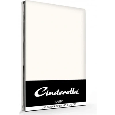 Afbeelding van Cinderella Weekend Kussenslopen met rits Katoen 50x60 cm Ivory 2 stuks