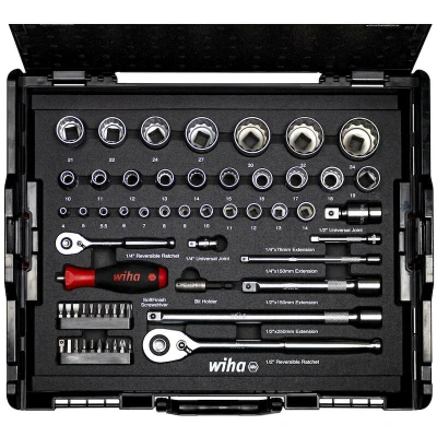 Afbeelding van Wiha 44685 Dopsleutel bitinzetset 1/2, 1/4 395 mm