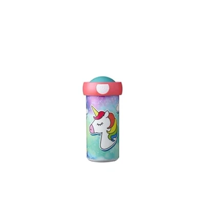 Image de Mepal Gourde Campus Gobelet pour Boire Étanche Enfants Tasse Réutilisable Sans BPA et Lavable au Lave Vaisselle 300 ml Unicorn