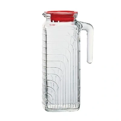 Afbeelding van Pot met Deksel en Doseringdispenser Bormioli Rocco Gelo Transparant Glas 1,2 L