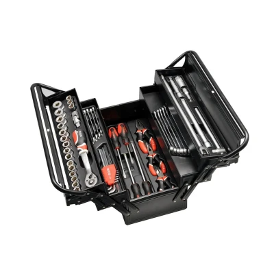 Afbeelding van YATO YT 3895 Gereedschapset 62 10, 11, 12, 13, 14, 15, 16, 17, 18, 19, 20, 21, 22, 23, 24, 27, 30, 32, PH2, PH3