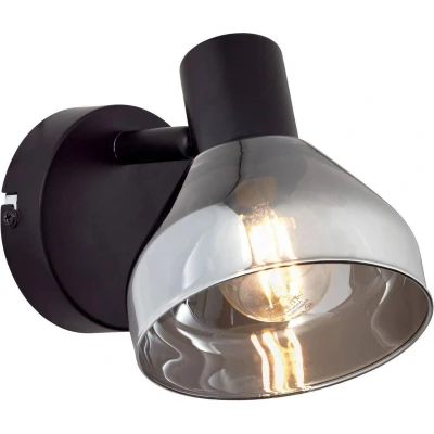 Afbeelding van wandspot Reflekt Zwart Glas Brilliant