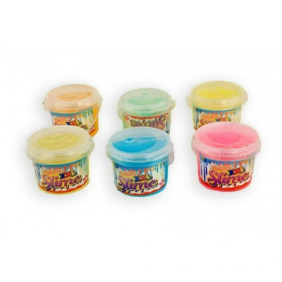 Afbeelding van Putty neon color slime in emmer 500 gram (1 stuk) assorti