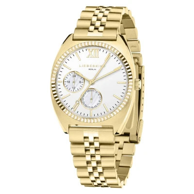Afbeelding van Liebeskind Berlin Chronograaf goldcoloured, Dames, Maat: One Size, Gold coloured