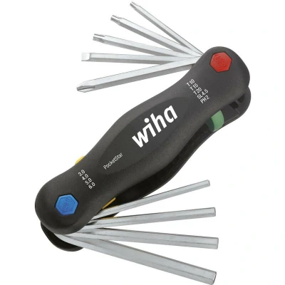 Afbeelding van Wiha PocketStar 25293 Multitool Aantal functies 9 Zwart
