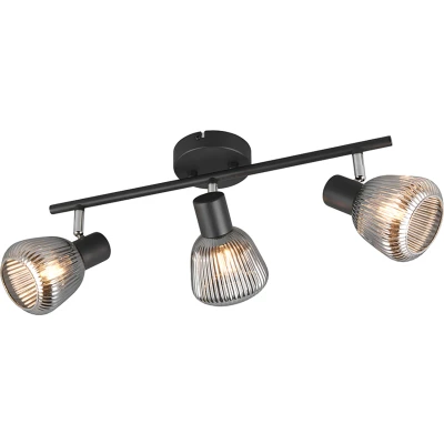 Afbeelding van TRIO TARIFA Spot Zwart mat excl. 3x E14 4W