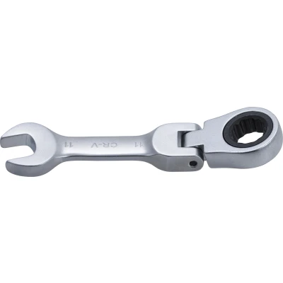 Afbeelding van BGS Ratel ringsteeksleutel kort knie 11 mm