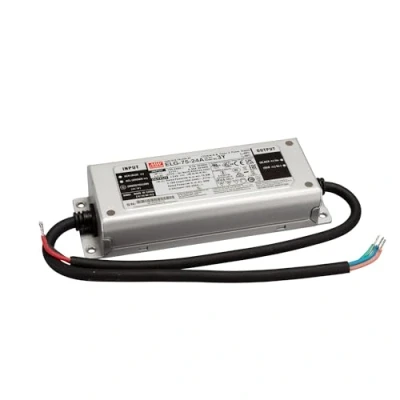 Afbeelding van Mean Well ELG 75 24A 3Y LED driver Constante spanning, stroomsterkte 75.6 W 3.15 A 12 24 V/DC Dimbaar, PFC schakeling, Overbelastingsbescherming,