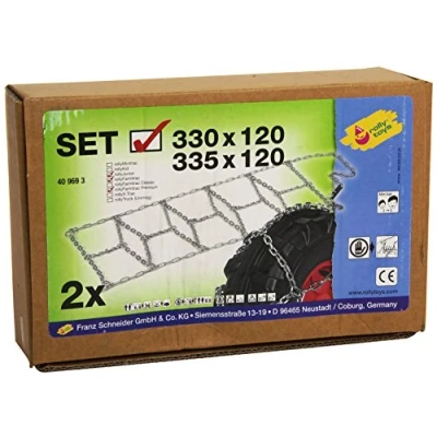 Afbeelding van Rolly Toys 409693 Set Van 2 Sneeuwkettingen Voor Banden 335 X 120