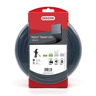 Afbeelding van Oregon maaidraad Nylium vierkant 2,4 x 60 m grijs