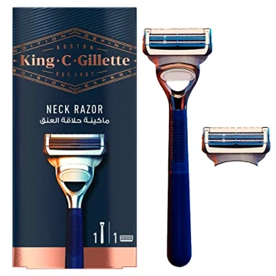 Afbeelding van Gillette King C Scheermes Neck Razor Blauw