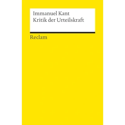 Afbeelding van Kritik der Urteilskraft
