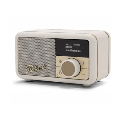 Afbeelding van Roberts Revival Petite 2 mini DAB+ en FM radio met Bluetooth ontvangst, Pastel Cream