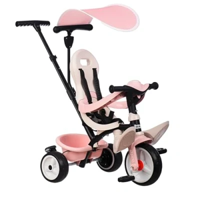Image de Tricycle évolutif 3 en 1 Smoby Baby Balade Rose