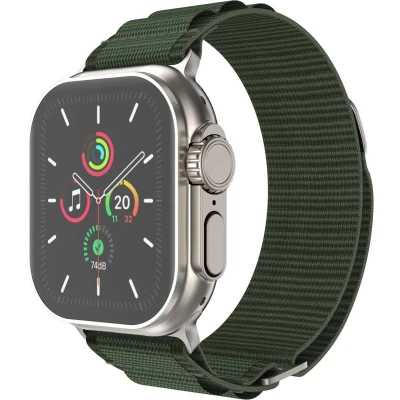 Afbeelding van imoshion Nylon Alpine bandje voor de Apple Watch Series 1 t/m 9 / SE (38/40/41 mm) 10 (42 Groen