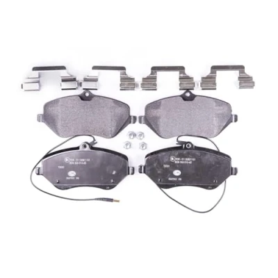 Afbeelding van HELLA 8DB 355 015 621 Remblokkenset Met slijtage waarschuwingscontact toebehoren CITROËN: C5 III Estate, 3, C6 Saloon, PEUGEOT: 407 Saloon