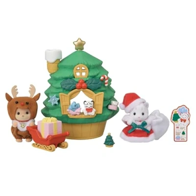 Image de Figurines Sylvanian Families La maison du Père Noël