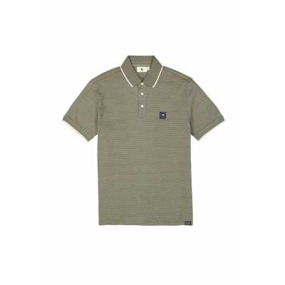 Afbeelding van GARCIA Heren Polo Groen Korte mouw