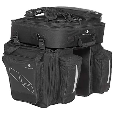 Image de M Wave sacoche double Amsterdam Triple96 litres noir