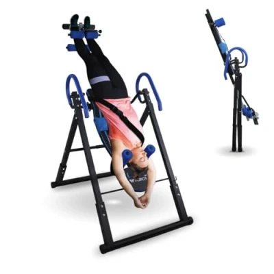 Afbeelding van Mobiclinic Flexicare Inversietafel Opvouwbaar Verstelbaar 131 190cm Max 150kg Heling 180º Maximale veiligheid Staal