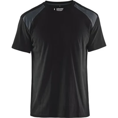 Image de T shirt noir/gris foncé