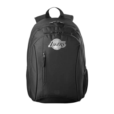 Afbeelding van Wilson NBA Team Los Angeles Lakers Backpack WZ6015005, Unisex, Zwart, Rugzak, maat: One size