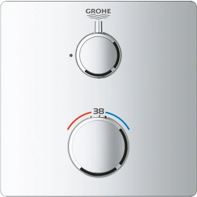 Afbeelding van GROHE Grohtherm afbouwdeel voor inbouw douchekraan thermostatisch
