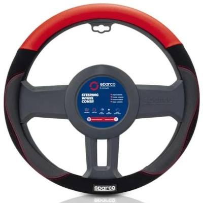 Afbeelding van Stuurhoes Sparco SPCS122RS Ø 37 38 cm Rood