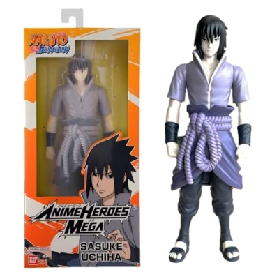 Afbeelding van Grote Gelede Figuur Bandai Anime Heroes Naruto Shippuden Mega Figure 30 cm Sasuke Uchiha