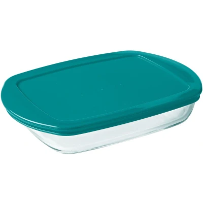 Afbeelding van Pyrex Cook &amp; Store Schaal Rechthoek met Deksel 0,8 liter