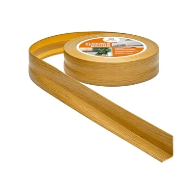 Afbeelding van Zachte plint, zelfklevend, eiken, kniklijst, om te plakken, voor keuken, badkamer, 32 x 23 mm, 5 meter