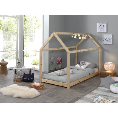 Afbeelding van Vipack Cabane 1 persoons huisbed naturel