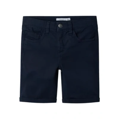 Afbeelding van Name It Silas Isak Long Twill Short Junior Maat 128