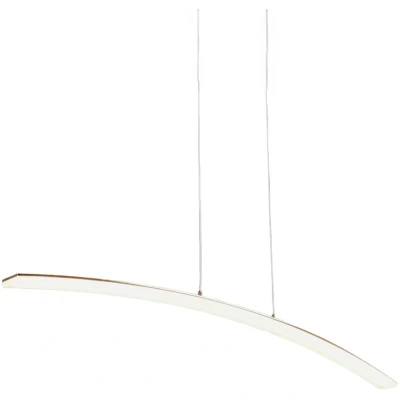 Afbeelding van Lucande Hanglampen 216lichts acryl, metaal, aluminium wit gesatineerd, chroom Inclusief lichtbronnen