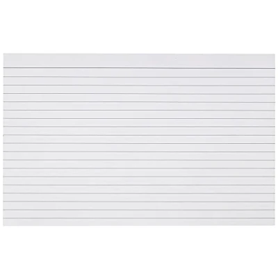 Afbeelding van Q Connect indexkaarten, gelinieerd, wit, 20,3 x 12,7 cm, 100 stuks