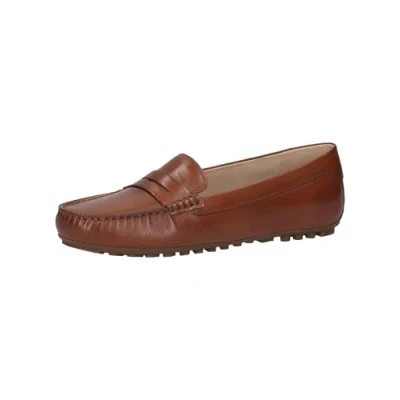 Afbeelding van Caprice Mocassins, Dames, Maat: 38, Cognac nappa Schoenen