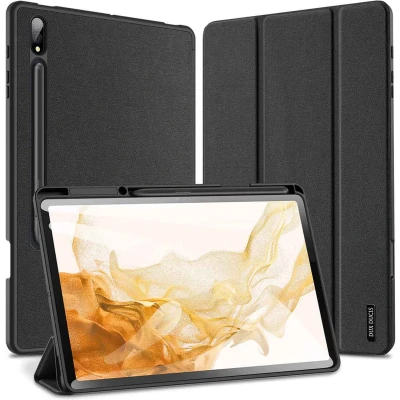 Afbeelding van Dux Ducis Tablet Hoes geschikt voor Samsung Galaxy Tab S8 Plus Domo Book Case Zwart