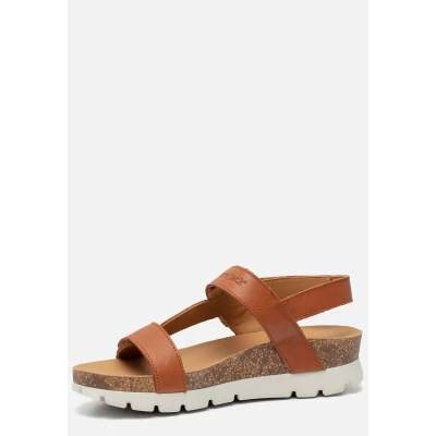 Afbeelding van Panama Jack Selma B7 Sandalen cognac Leer Dames Maat 39